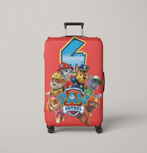 fourth season paw patrol and the dogs Luggage Covers | Suitcase