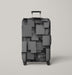 film grain minimalist square Luggage Cover | suitcase