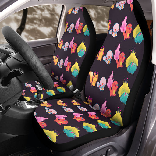 fire flareon pikachu and friends Car Seat Covers