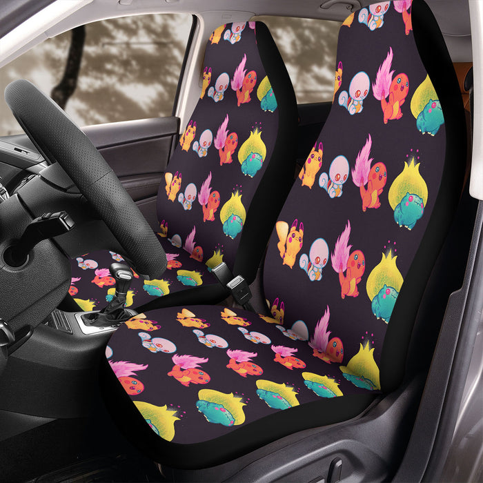 fire flareon pikachu and friends Car Seat Covers