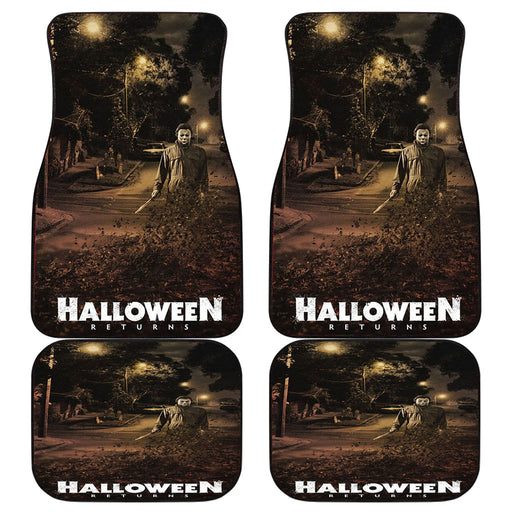 MICHAEL MYERS HALLOWEEN RETURNS Car floor mats Universal fit