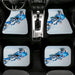 fly higher for motocross blue Car floor mats Universal fit