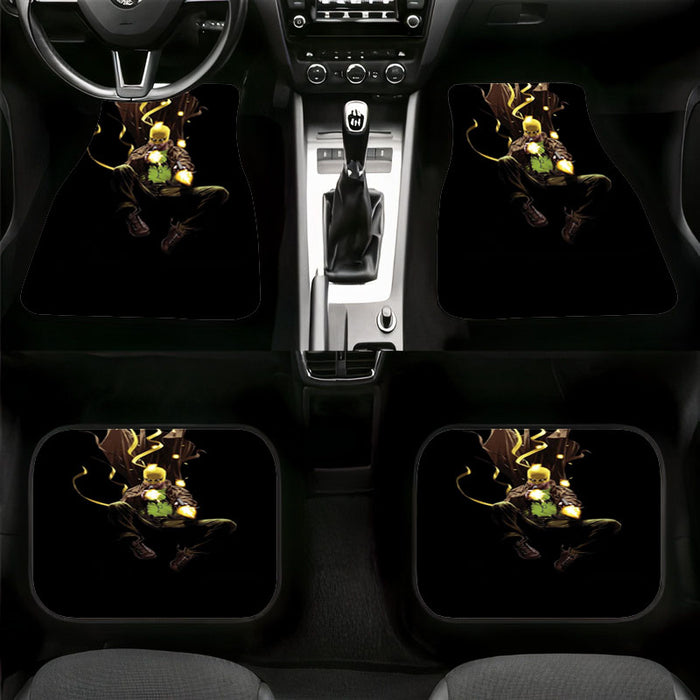 free falling iron fist marvel Car floor mats Universal fit