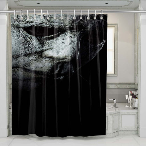 michael myers halloween shower curtains