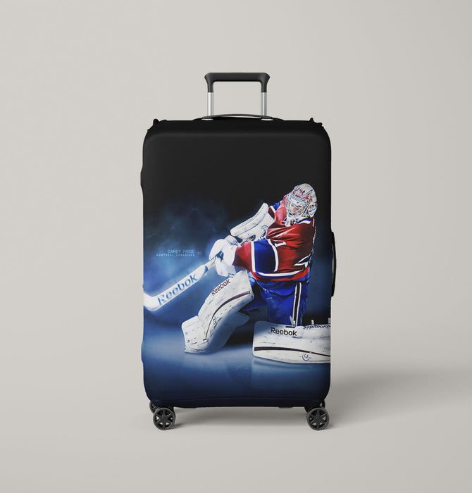 fog nhl momentum player Luggage Covers | Suitcase