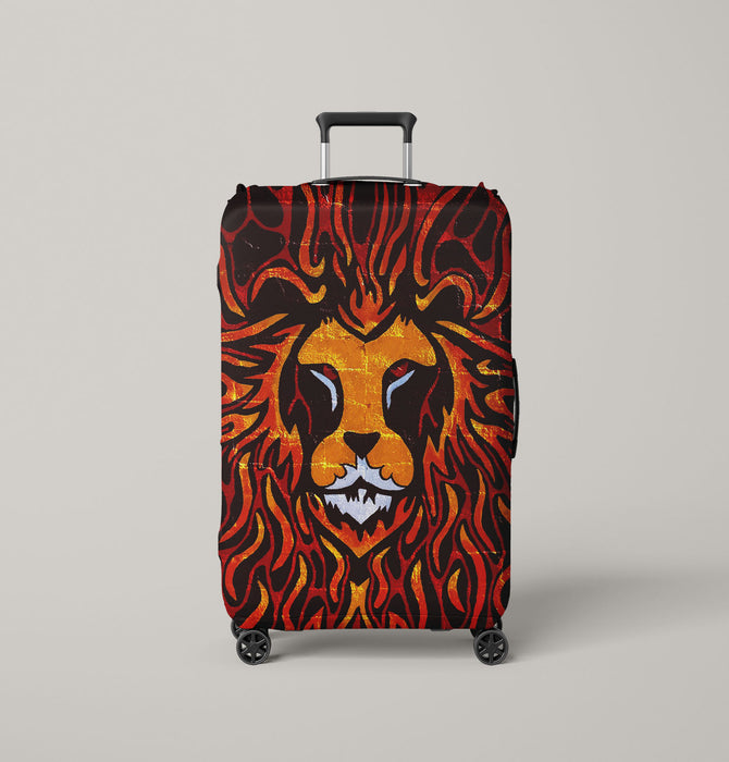 fired the lion king on wal Luggage Cover | suitcase