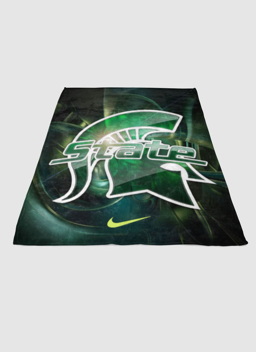 Michigan State nike soft fleece blanket