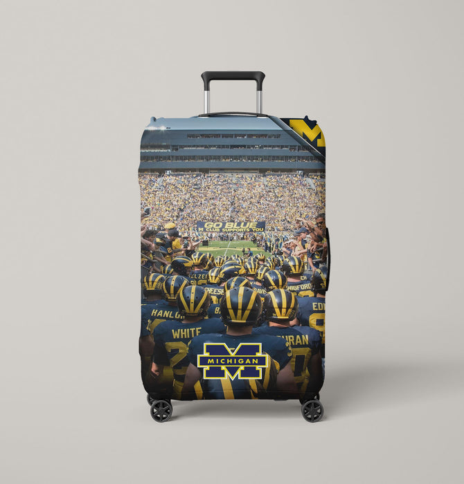 michigan wolverines pride Luggage Cover | suitcase