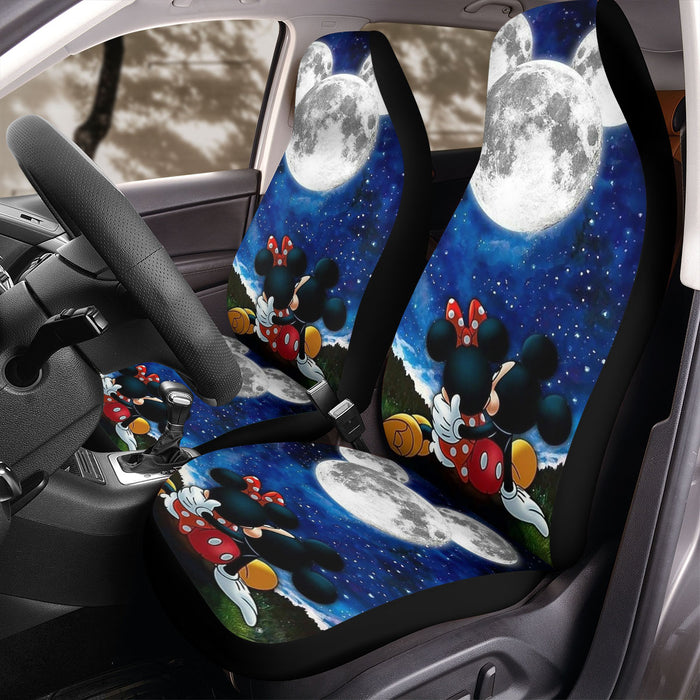 MICKEY AND MINNIE MOUSE MOON Car Seat Covers