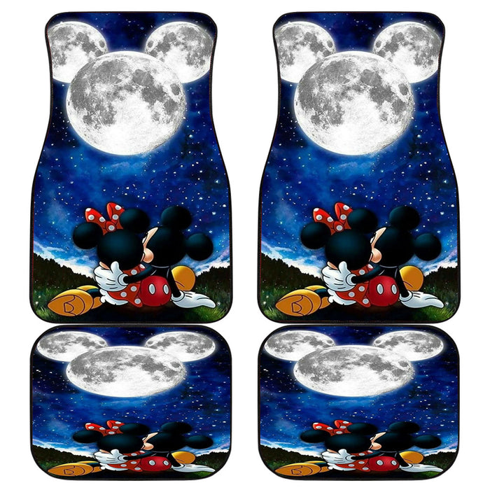 MICKEY AND MINNIE MOUSE MOON Car floor mats Universal fit