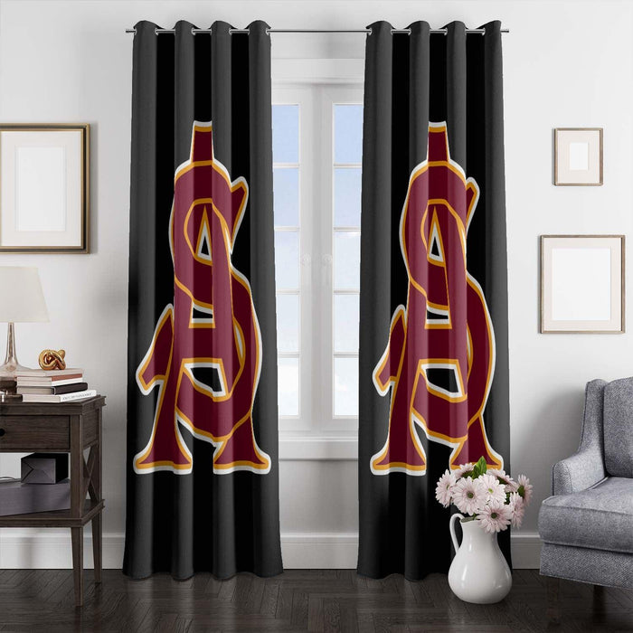 font arizona cardinals nfl window Curtain