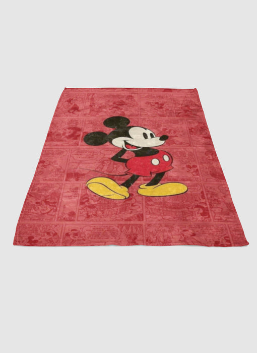 Mickey Cartoon soft fleece blanket