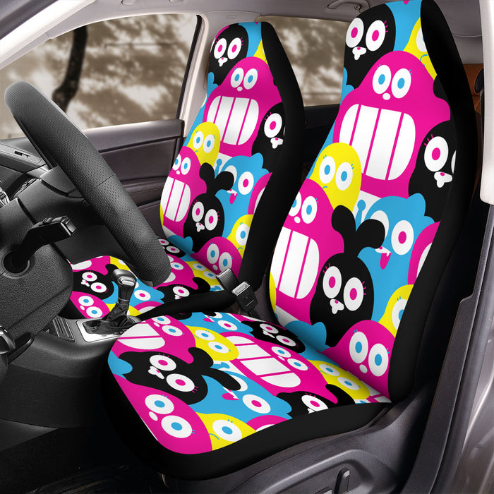 flat illustration the amazing world of gumball Car Seat Covers