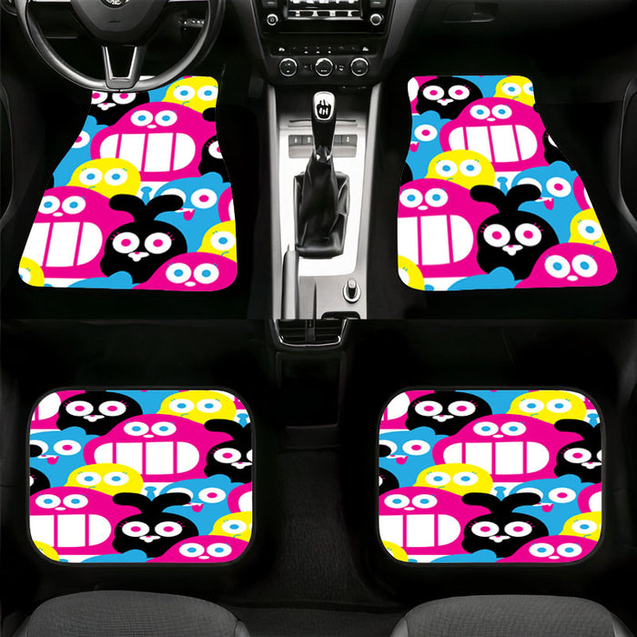 flat illustration the amazing world of gumball Car floor mats Universal fit