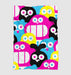 flat illustration the amazing world of gumball Ultra soft fleece blanket