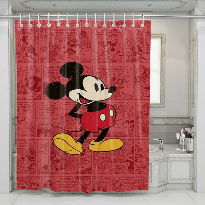 mickey cartoon shower curtains