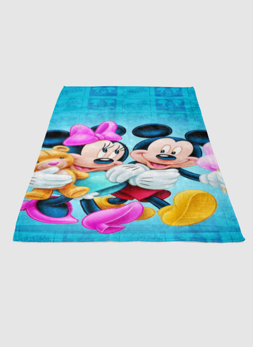 Mickey Minnie Mouse soft fleece blanket