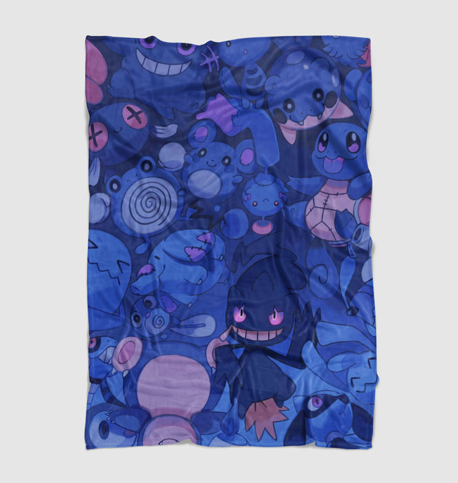 floating species of pokemon Ultra soft fleece blanket