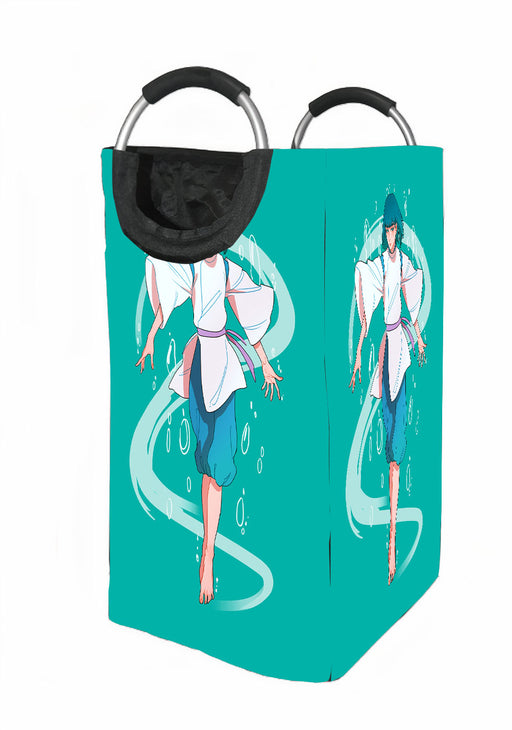 floating spirited away haku Laundry Hamper | Laundry Basket