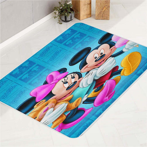 Mickey Minnie Mouse bath rugs