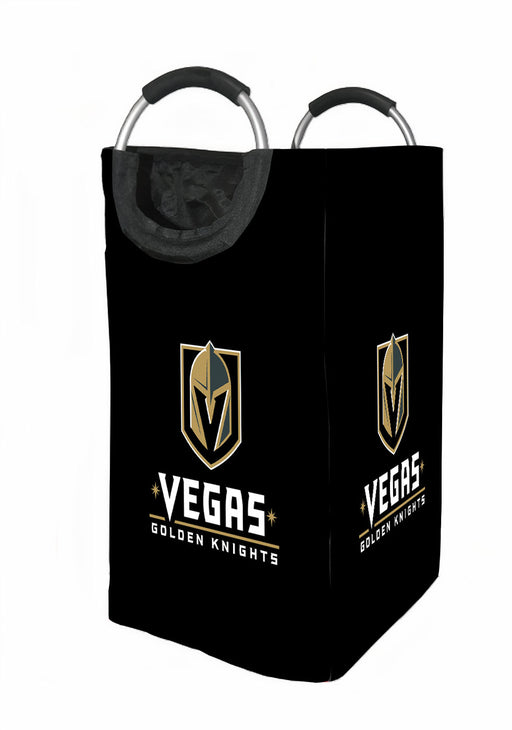 font vegas golden knights team Laundry Hamper | Laundry Basket