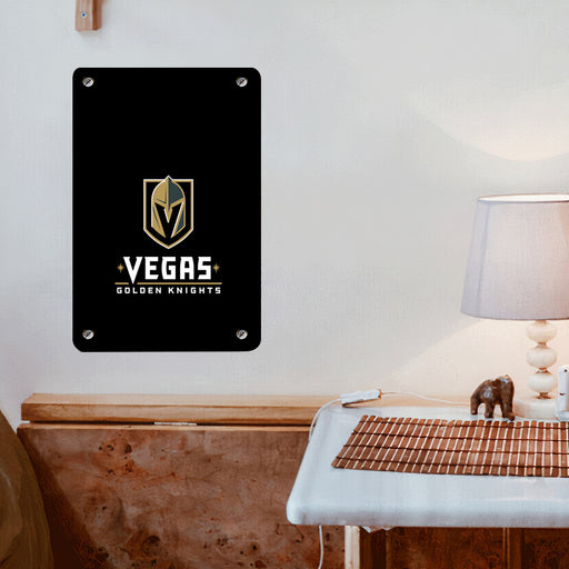 font vegas golden knights team Poster Metal print wall art