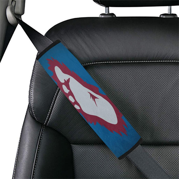 foot colorado avalanche iconic Car seat belt cover - Grovycase