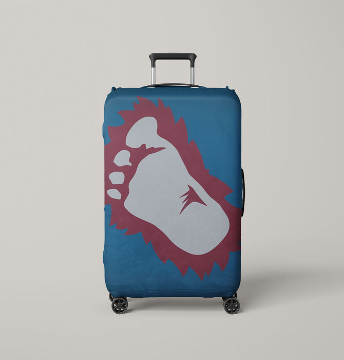 foot colorado avalanche iconic Luggage Covers | Suitcase