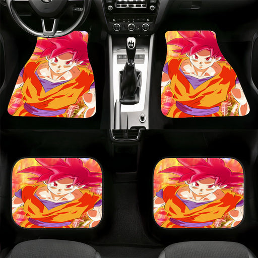 from above goku kawaii Car floor mats Universal fit