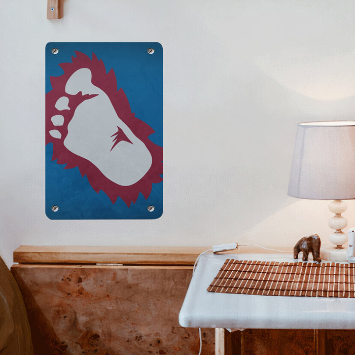 foot colorado avalanche iconic Poster Metal print wall art