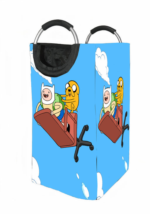 flying finn and jack adventure time Laundry Hamper | Laundry Basket