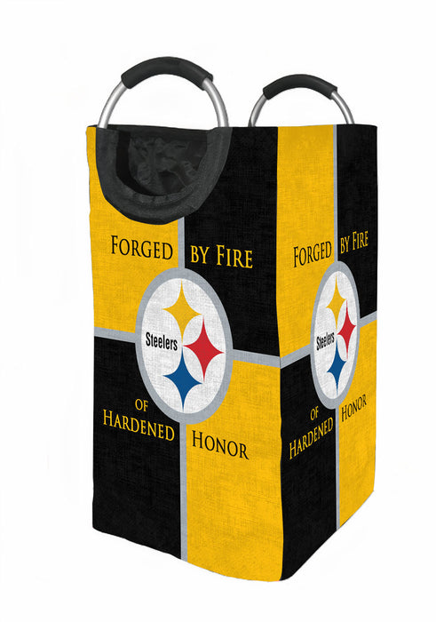 forged by fire of hardened honor Laundry Hamper | Laundry Basket