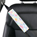 floral collection colorful pastel Car seat belt cover