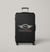 mini cooper s carbon logo Luggage Cover | suitcase