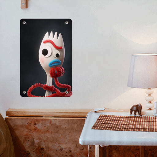 forky on toy story four Poster Metal print wall art