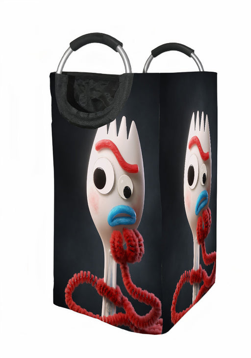 forky on toy story four Laundry Hamper | Laundry Basket