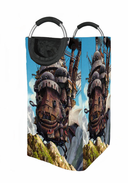 flying ship ghibli Laundry Hamper | Laundry Basket