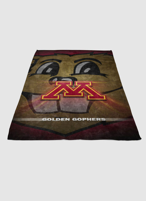 Minnesota Golden Gophers 01 soft fleece blanket