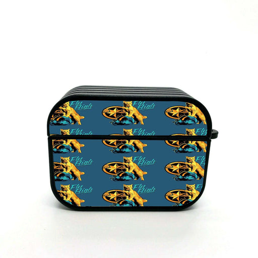 fly high cat from captain marvel airpods case