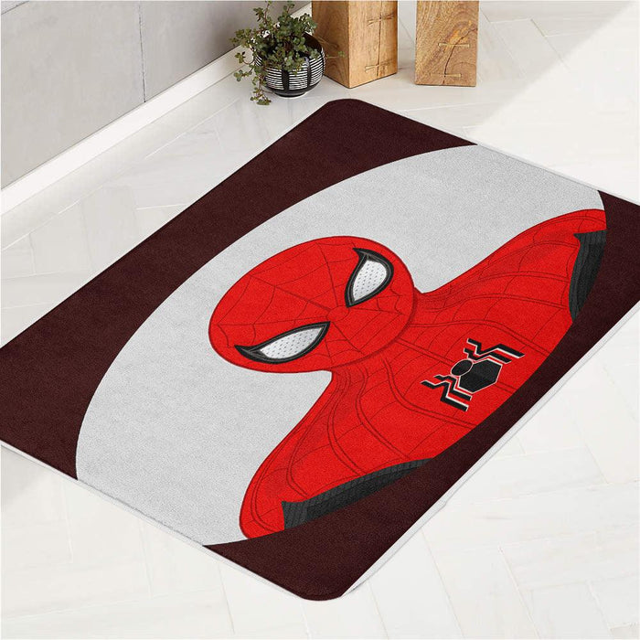 front of spiderman far from home bath rugs