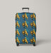 fly high cat from captain marvel Luggage Cover | suitcase