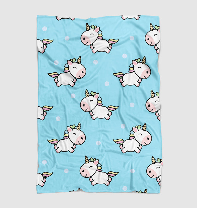 flying unicorn cute pattern Ultra soft fleece blanket