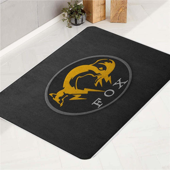 fox evil icon brand bath rugs