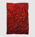 foil realistic red material Ultra soft fleece blanket