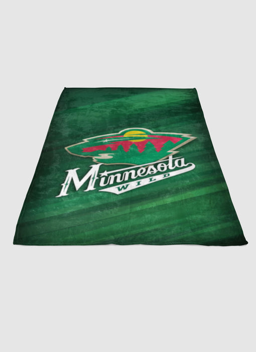 MINNESOTA WILD NHL LOGO 2 soft fleece blanket