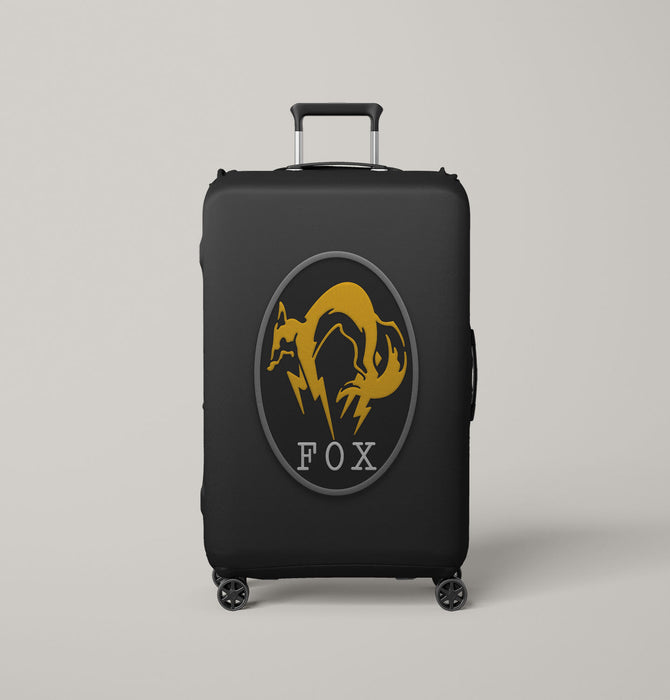 fox evil icon brand Luggage Covers | Suitcase