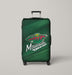 minnesota wild nhl logo 2 Luggage Cover | suitcase