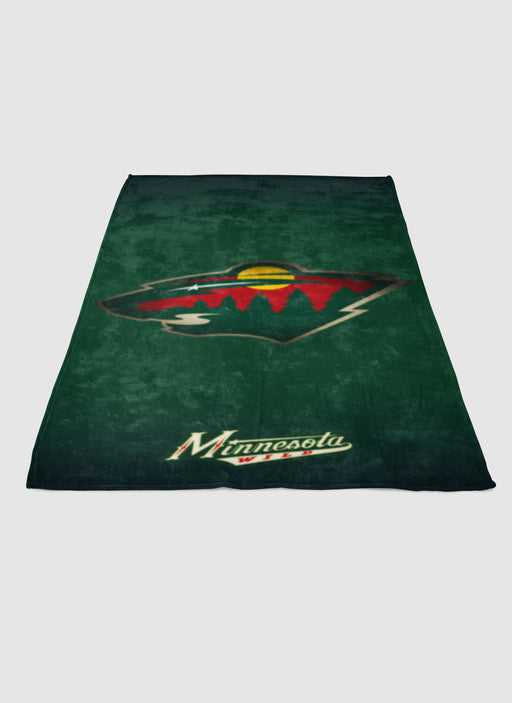 MINNESOTA WILD NHL LOGO 3 soft fleece blanket