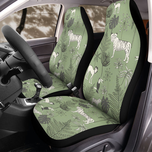 forest tiger monkey stuff Car Seat Covers