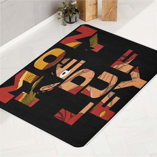 monkey d luffy bath rugs